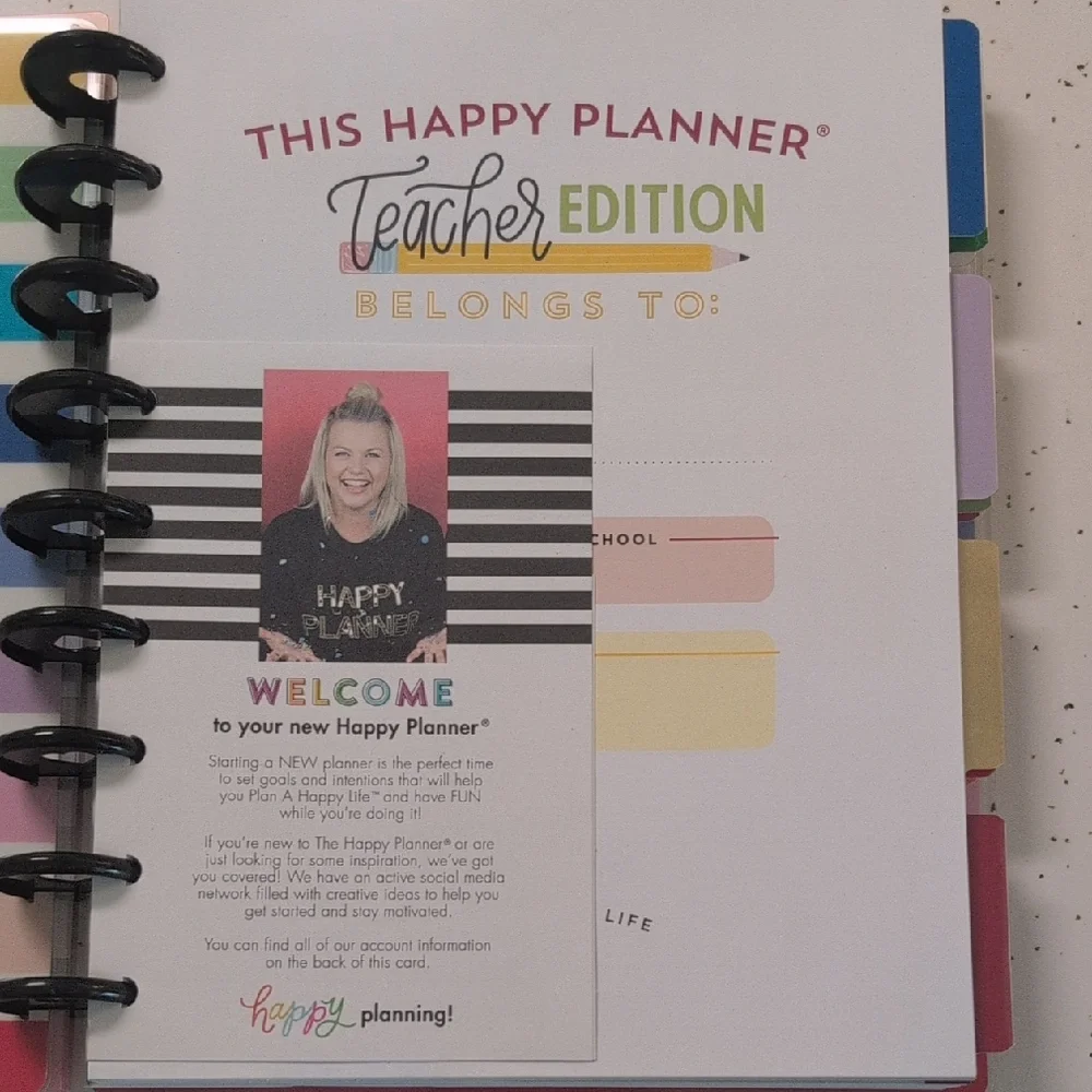 The Happy Planner Teacher Edition - Multicolor